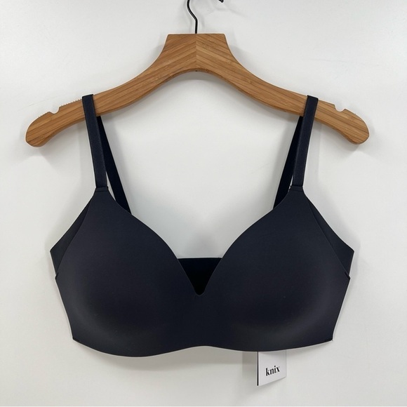 Knix WingWoman Wire Free Bra Size 7 in Black NWT - Picture 12 of 13